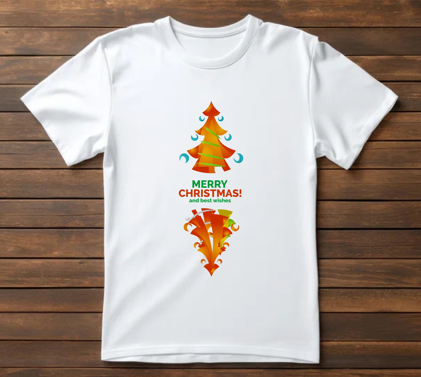 Christmas Drop Tee – White