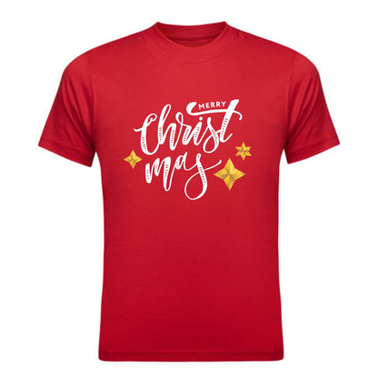 Merry Christmas Tee – Red